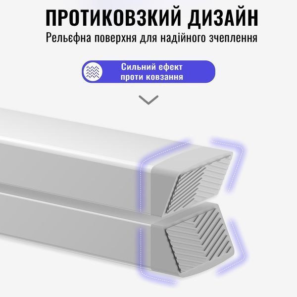 Драбина стрем'янка алюмінієва побутова 4 сходинки, складна, до 150 кг | DOAKT Air A4 White A4-WH фото